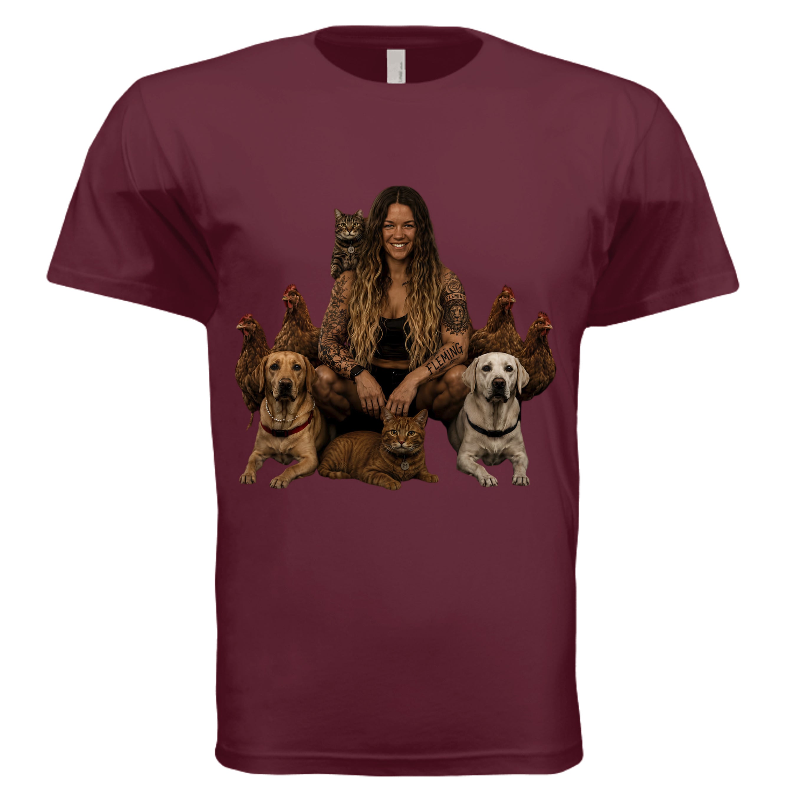 MAROON - 3600 - FRONT